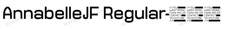 AnnabelleJF Regular字体转换